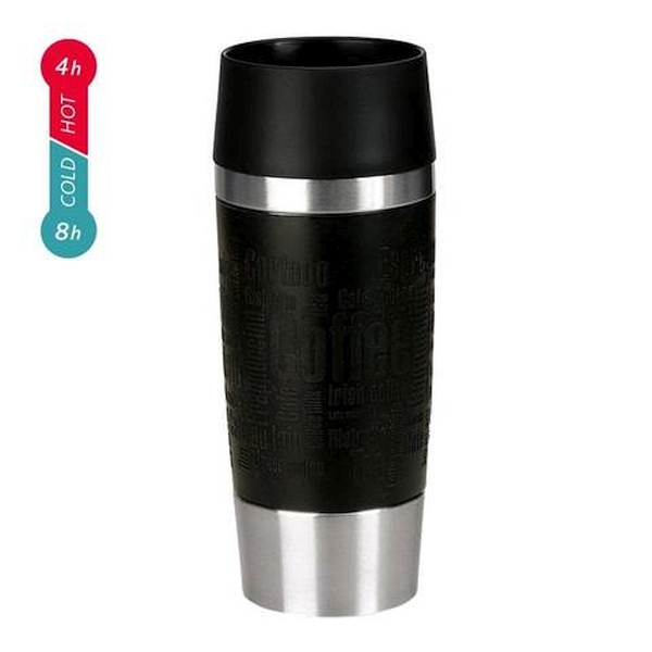 Термокружка Travel Mug черная, 0.36 л (Emsa 513361)