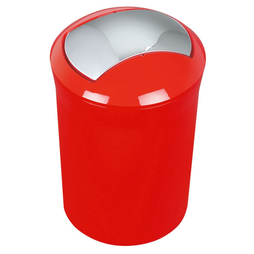 Ведро для мусора Sydney Acrylic красный (Spirella 1014383)
