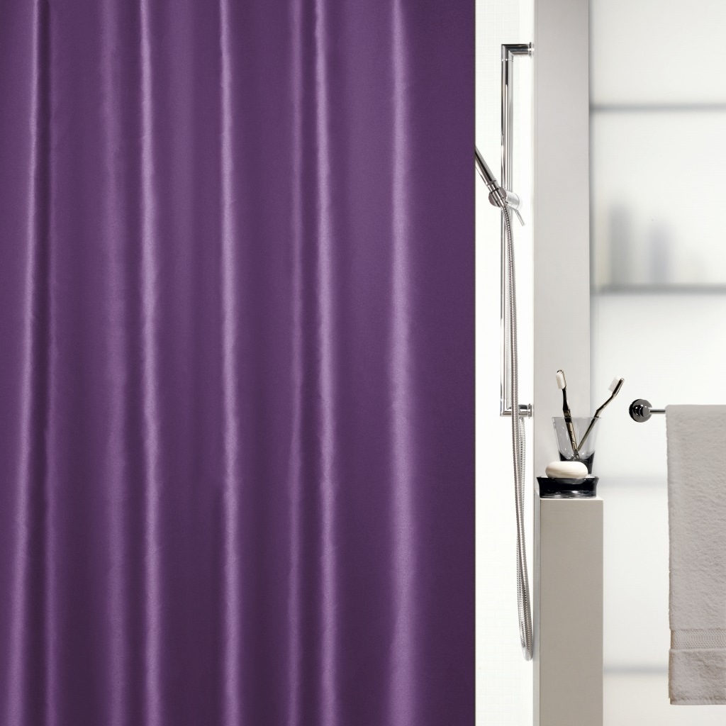 Штора для ванной Shine фиолетовый (Spirella 1015652)