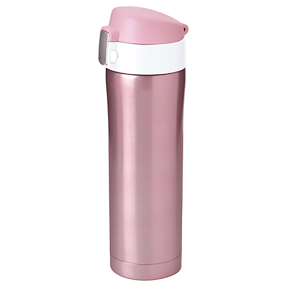 Термокружка Diva cup розовая, 0.45 л (Asobu V600 pink-white)