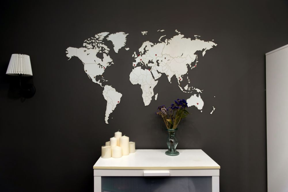    World Map Wall Decoration Medium,  (LikeTo 10187.60)
