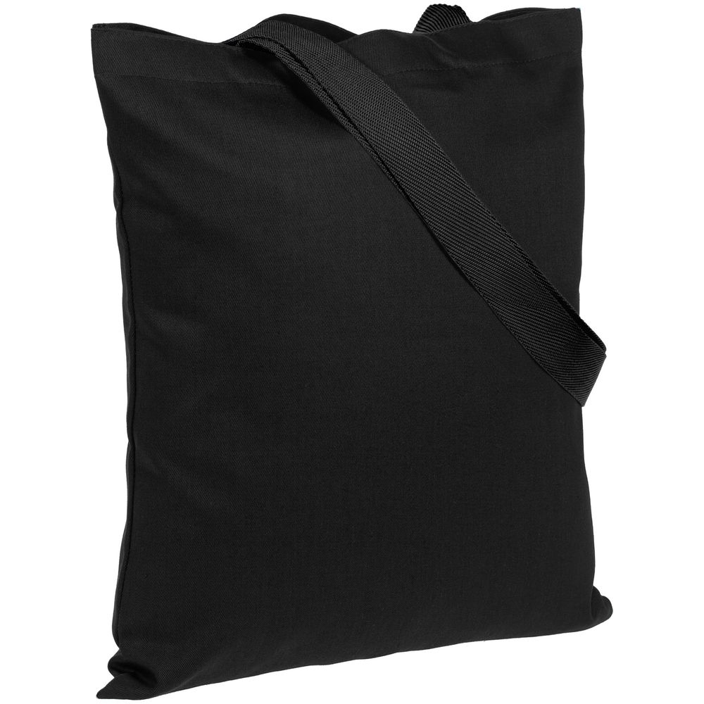 Холщовая сумка BrighTone, черная с черными ручками (LikeTo 10766.33)