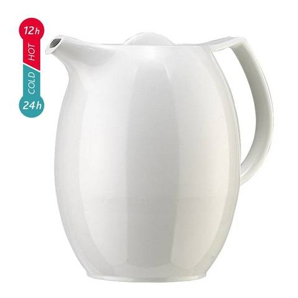Термос-чайник заварочный Ellipse белый, 1.0 л (Emsa 503692)