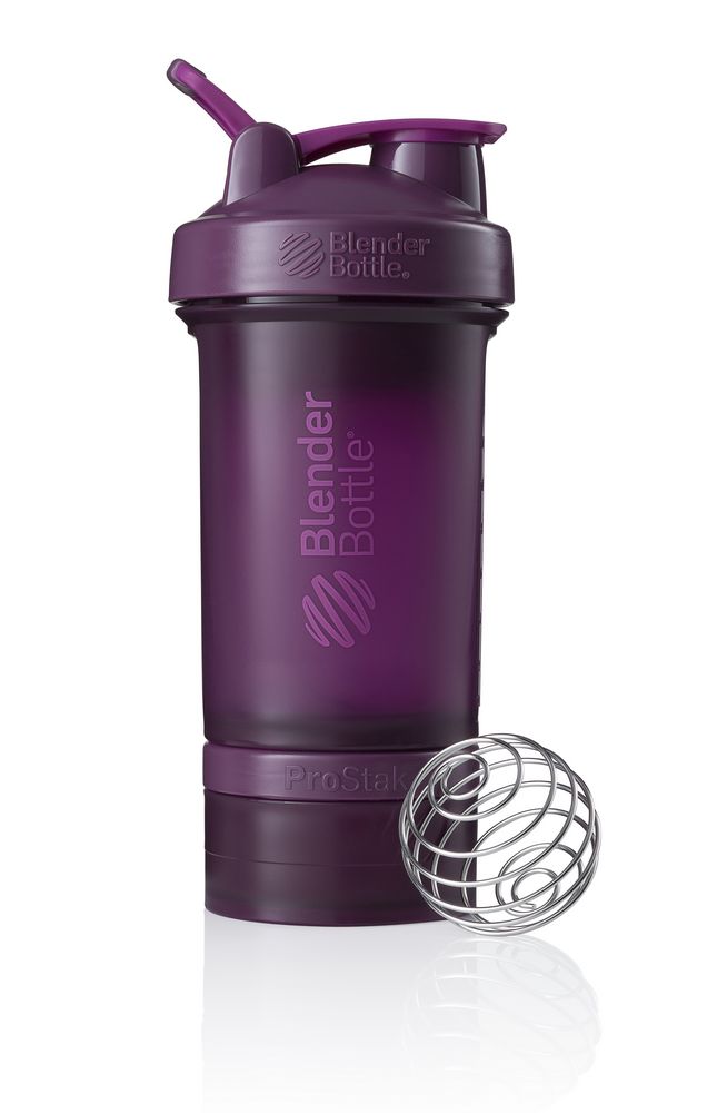 Спортивный шейкер с контейнером ProStak, фиолетовый (сливовый) (BlenderBottle 11181.77)