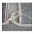 Фото 5: Чехол для гладильной доски металлизированный S серый, 38 x 120 см (Hausmann HM-023-S)