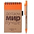 Фото 4: Блокнот на кольцах Eco Note с ручкой, оранжевый (LikeTo 5596.20)