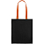 Фото 3: Холщовая сумка BrighTone, черная с оранжевыми ручками (LikeTo 10766.32)