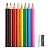 Фото 3: Набор Hobby с цветными карандашами и точилкой, красный (Makito MKT5139red)