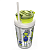 Фото 1: Детский стакан с соломинкой Snack tumbler Robot green, 0.35 л (Contigo CONTIGO0628)