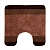 Фото 1: Коврик для туалета Balance коричневый, 55 x 55 см (Spirella 1014454)