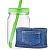 Фото 2: Кружка Jeans jar зеленая, 0.75 л (Asobu MJ05 green)