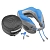 Фото 5: Подушка под шею для путешествий CaBeau Evolution Cool, серая с синим (CaBeau 5774.14)