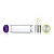 Фото 3: Термобутылка Twin lid желтая/фиолетовая, 0.4 л (Asobu TWG1 lime-purple)