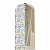Фото 1: Чехол для одежды бежевый с рисунком, 60х137 см (Hausmann HM-A-12-2-1)