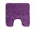 Фото 1: Коврик для туалета Gobi фиолетовый, 55 x 55 см (Spirella 1014229)