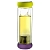 Фото 1: Термобутылка Twin lid желтая/фиолетовая, 0.4 л (Asobu TWG1 lime-purple)