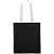 Фото 3: Холщовая сумка BrighTone, черная с белыми ручками (LikeTo 10766.36)