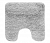 Фото 1: Коврик для туалета Gobi серый, 55 x 55 см (Spirella 1012509)