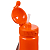 Фото 5: Бутылка для воды Barley, оранжевая (LikeTo 12351.20)