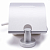 Фото 3: Держатель для туалетной бумаги LUGANO, 15.5x13.5x5 см (MSV 141568M)