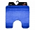 Фото 1: Коврик для ванной Balance синий, 55 x 55 см (Spirella 1009205)