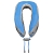 Фото 3: Подушка под шею для путешествий CaBeau Evolution Cool, серая с синим (CaBeau 5774.14)