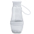Фото 1: Бутылка для воды Amungen, белая (Stride 7041.60)