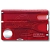 Фото 1: Набор инструментов SwissCard Nailcare, красный (Victorinox 7770.55)