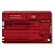 Фото 1: Набор инструментов SwissCard Quattro, красный (Victorinox 7704.55)