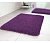 Фото 3: Коврик для туалета Highland фиолетовый, 55 x 55 см (Spirella 1013075)